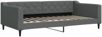 vidaXL Tagesbett Dunkelgrau 100x200 cm Stoff 354167