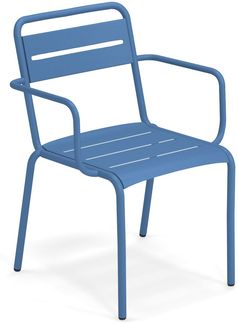 2er Set Star Armlehnstuhl blau