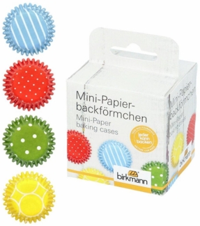 Birkmann Mini-Papierbackförmchen 100 Stk. gemustert