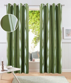 my home Vorhang Dimona Blackout (1 St), Ösen, verdunkelnd, Polyester