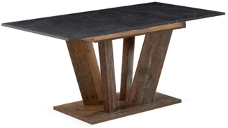 B&D home Säulen-Esstisch WILLEM, ausziehbar, 120-160cm, 4-6 Personen