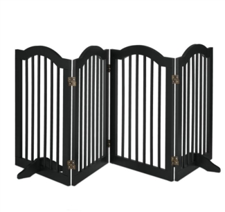 Schwarzes Absperrgitter 92 cm hoch