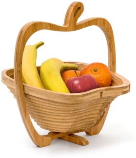 Faltkorb Apfel aus Bambus 10019142