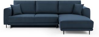 ELTAP 'Dalia' Ecksofa, Dunkelblau, 95 x 190 x 289 cm, Rechts