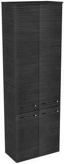 Lanzet Hochschrank 60 cm, Schwarz