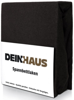 DH DEIN. HAUS Spannbettlaken Frottee Bettlaken mit Gummizug aus natürlicher Baumwolle, Gummizug: mit Gummizug, Baumwolle, atmugsaktiv, hautfreundlich, pflegeleichter Stoff