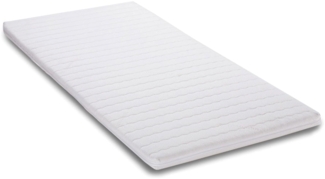 7dreams® Matratzentopper mit viscoelastischer Kaltschaumfüllung - 4,5cm hoch - Matratzenauflage Matratzenschoner orthopädisch mit Memory Foam Effekt (160 x 200 x 4,5 cm)