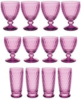 Villeroy & Boch Boston Berry Wein- & Longdrinkgläser 12er Set - DS