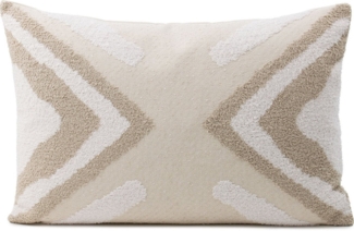 Gözze Kissenhülle Scandic Style 35 x 55 cm Taupe, schöne Muster, feine sturuktur