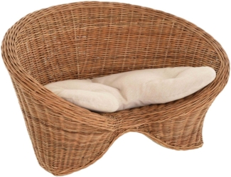 Krines Home Sessel Lotus Stuhl Meditationssessel Rattan Yoga Sitz Meditation Rattansessel, mit Kissen