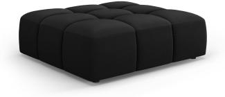 Micadoni Hocker Serena Samtstoff, Schwarz