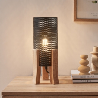 Tischleuchte Joelleldsvin 30x14x14 cm Schwarz [lux. pro]