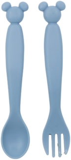 Disney Mickey Mouse Kinderbesteck Set 2-teilig – Löffel & Gabel mit Motivgriffen