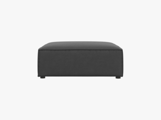 Micadoni Hocker Jodie 1-Sitzer Samt Bluvel Grau