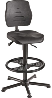 meychair Drehstuhl 1081 W15-25-H-PU-FR3 XXL 250kg schwarz