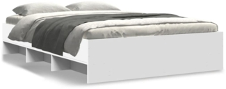 vidaXL Bettgestell Weiß 120x200 cm Holzwerkstoff 3295660