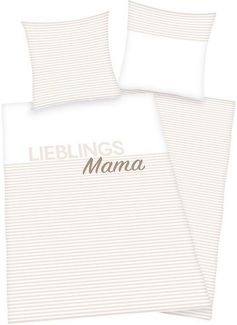 Herding Young Collection Wendebettwäsche Lieblingsmama, Renforcé, 2 teilig
