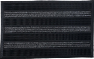 DILUMA Fußmatte Türmatte Matador 75x45 cm Robuste Outdoor Schmutzfangmatte aus Gummi, rechteckig, Wetterfest, rutschfest, pflegeleicht, strapazierfähig