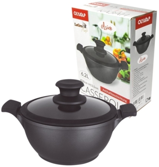 Olymp Handels GmbH Feuertopf Kasan 6.2LTopf Kochtopf Induktion Casserole Asien Wok 6.2L