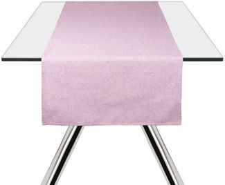 Excelsa Pastel Color Tischdecke, rechteckig, Violett, 140 x 240 cm, Baumwolle, Polyester (Violett, 45 x 140 cm)