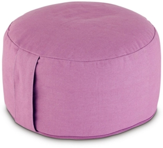 Amagohome Yogakissen Yogakissen Meditationskissen Augenkissen Sitzkissen rund ø31xH20cm Bez