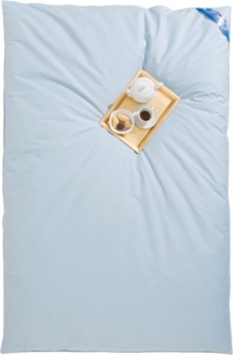 RIBECO Federbettdecke Leon, Füllung: 80% Federn, 20% Daunen, Bezug: Baumwolle, Ballonbettdecke der Klassiker!