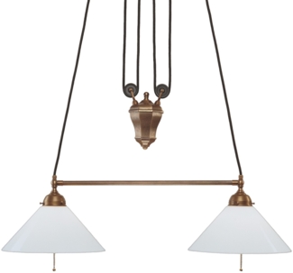 Hängeleuchte ED1-70op Berliner Messing