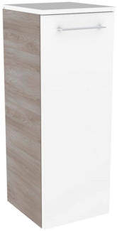 Fackelmann LIMA Midischrank 30 cm, Braun/Weiß