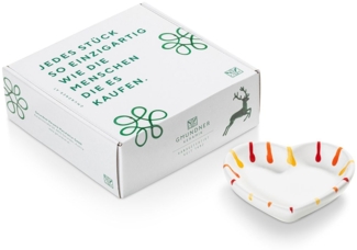 Gmundner Keramik Landlust, Herzschale (L: 10 cm)