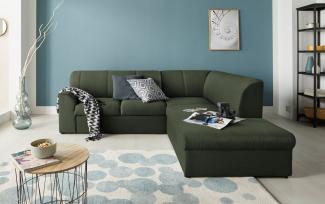 DOMO collection Ecksofa Topper L-Form, mit Ottomane, wahlweise mit Schlaffunktion