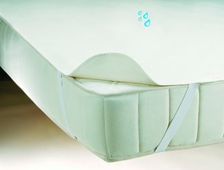 Matratzenauflage Protect & Care, 70x140, 90x200 cm und weiteren Größen, wasserdicht Dormisette Protect & Care, Auflage, Allergiker geeignet (Hausstauballergiker)