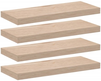 vidaXL Schweberegale 4 Stk. 60x23,5x4 cm Holzwerkstoff 4010690