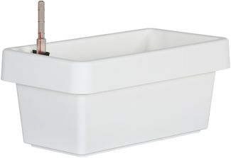 Geli Bewässerungsblumenkasten Viva Kunststoff weiß 40 cm