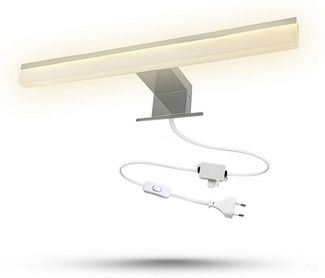 Arcchio Aufbauleuchte Birkos, LED, Metall, Chrom warmweiß IP44, 1x3,6 W LED, warmweiß