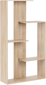 Bücherregal mit 3 Ebenen KAHNTAH 163 cm Hellbraun