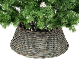 Westmann Rattan Weihnachtsbaum Rock Santa -1 | Grau | Ø 65 cm