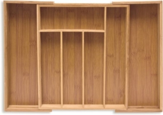 Besteckkasten hoch Bambus ausziehbar 10035783