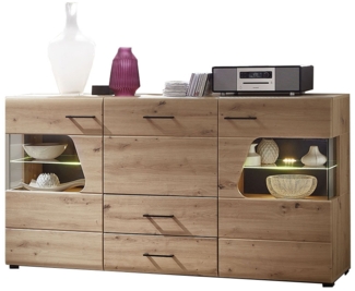 Sideboard Freising / Funny Plus , Holzwerkstoff , Holzfarben , 170 x 94 x 42 cm