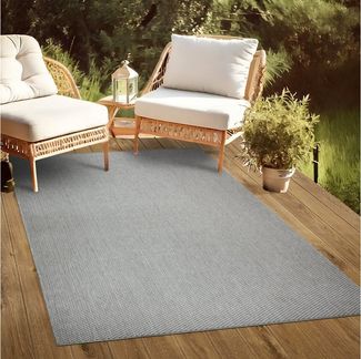 OTTO home Teppich Venedig auch als Läufer erhältlich, rechteckig, Höhe: 4 mm, In- und Outdoor geeignet, Sisal-Optik, Wetterfest & UV-beständig