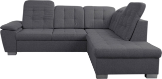WERK2 Ecksofa Bonny inkl. Kopfteilverstellung, Bettfunktion, Stauraum, Breite 265cm, Komfortwunder mit Schlaffunktion, verstellbarem Kopfteil & Stauraum.