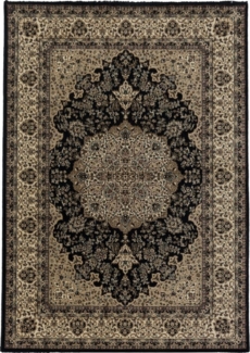 Teppium Teppich Orientalisch Design, Rechteckig, Höhe: 9 mm, Orient Teppich Wohnzimmer Orientalisch Design Kurzflor Pflegeleicht