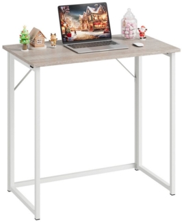 NAIMP Klapptisch Schreibtisch faltbar Computertisch PC Tisch Bürotisch für Homeoffice