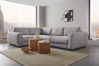 Places of Style Ecksofa Bloomfield, L-Form, extra tiefe Sitzfläche, wahlweise mit Sitztiefenverstellung