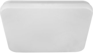 LED Deckenlampe, weiß opal, L 33,5 cm