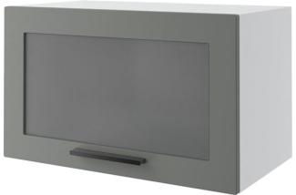 Hängeschrank Q-W4BS/60 WKF-AV Klappe mit Milchglas 60cm Korpus- & Frontfarbe wählbar