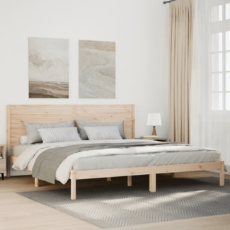 vidaXL Massivholzbett Extra Lang ohne Matratze 180x220 cm 3309317