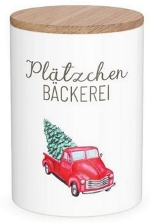 La Vida Vorratsdose Vorratsdose Plätzchendose Weihnachten Plätzchen Bäckerei Auto La Vida