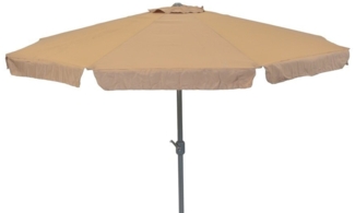 Markschirm, rund 400 cm, beige