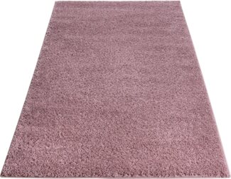 Bruno Banani Hochflor-Teppich Shaggy Soft, rechteckig, Höhe: 30 mm, gewebt, Uni Farben, besonders weich und kuschelig, Kundenliebling