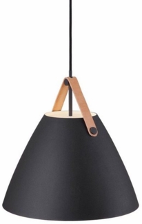 dftp Strap 36 Pendelleuchte 36cm E27 schwarz matt